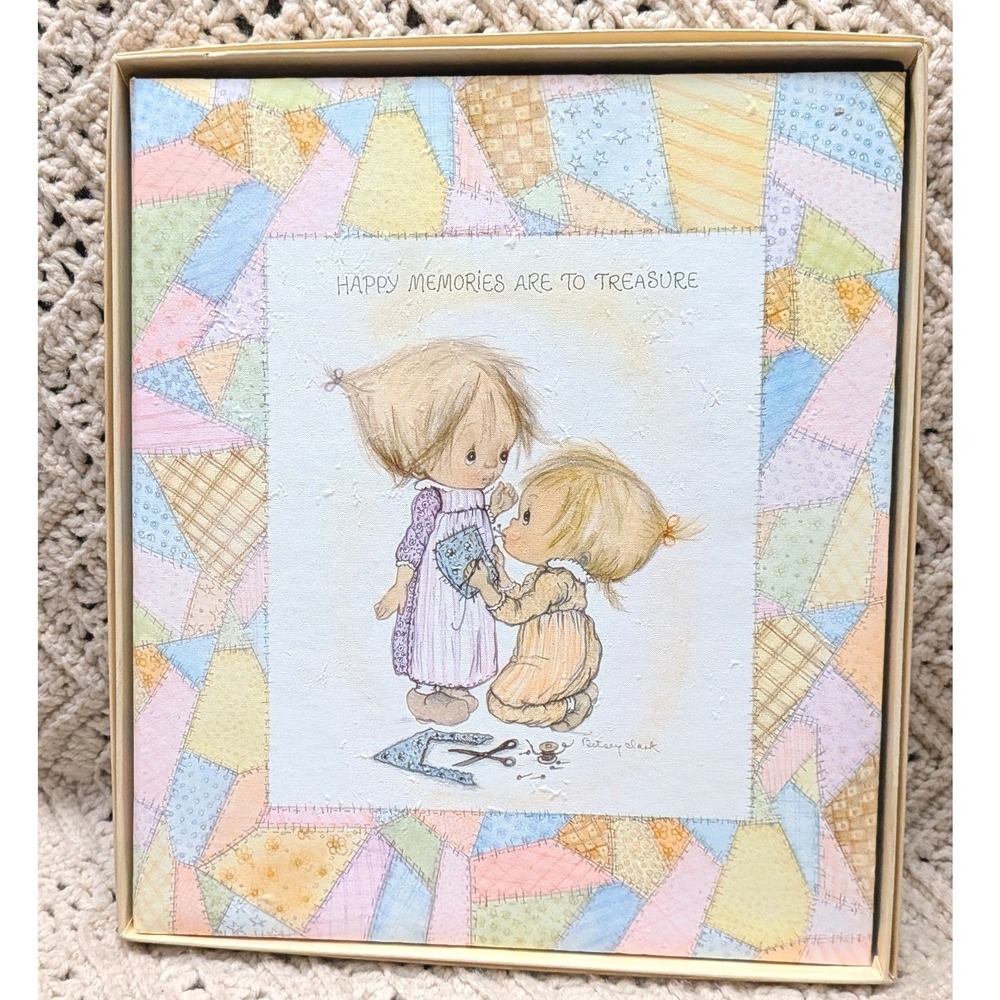 Vintage 1972 Hallmark Betsey Clark Photo Album Scrapbook Happy Memories Boxed